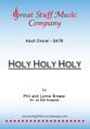 Holy Holy Holy SATB choral sheet music cover